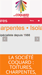 Mobile Screenshot of coquard-toiture.com